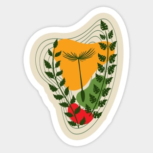 Leaves season Sticker